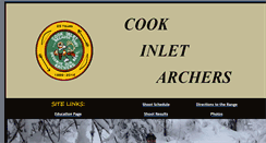 Desktop Screenshot of cookinletarchers.com